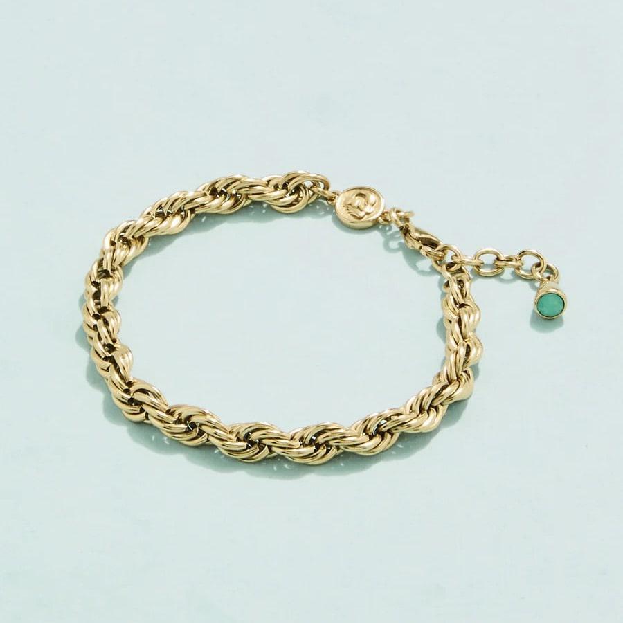 Chunky May River Gold Bracelet